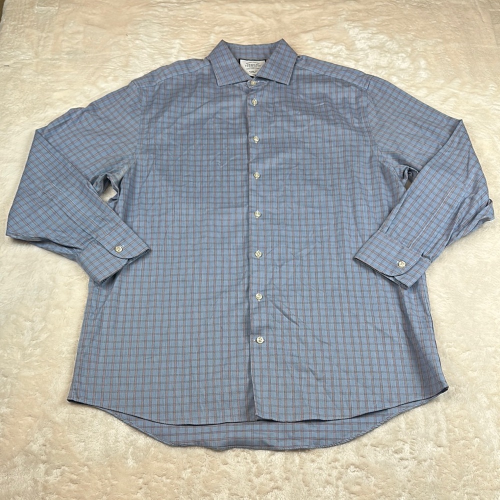 Charles Tyrwhitt Blue Checkered Casual Shirt‎ 100% Cotton